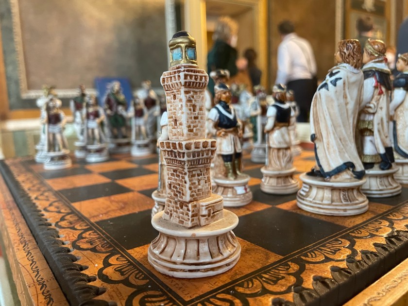 La lanterna di Genova: scacchi dei Palazzi dei Rolli