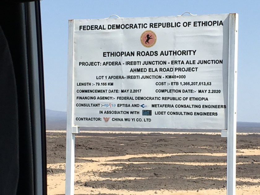 Territori della Dancalia, di proprietà cinese 